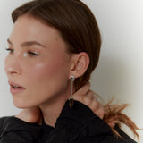 Smoky Quartz Earrings Sul Silver