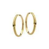 PRE-ORDER Ouroboros Hoop Earrings