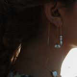 Asymmetric Earrings Nila Gold