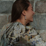 Asymmetric Earrings Nila Silver