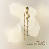 PRE-ORDER Serpent Cascade Earrings