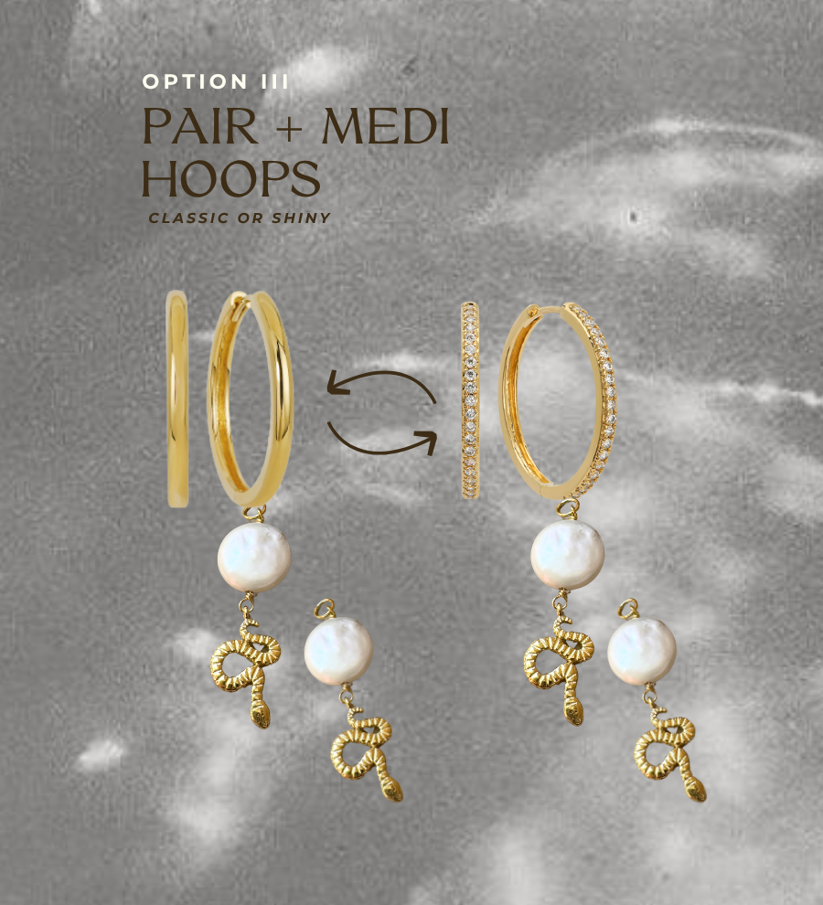 Jaya Snake Pendant Gold