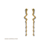 Serpent Cascade Earrings