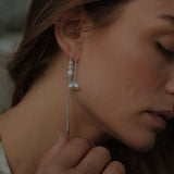 Asymmetric Earrings Nila Silver
