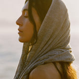 Pashmina Scarf striped grey