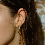 Small Serpent Guardian Hoops