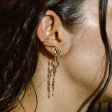 Golden Serpentina Ear Cuff