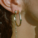 Small Serpent Guardian Hoops
