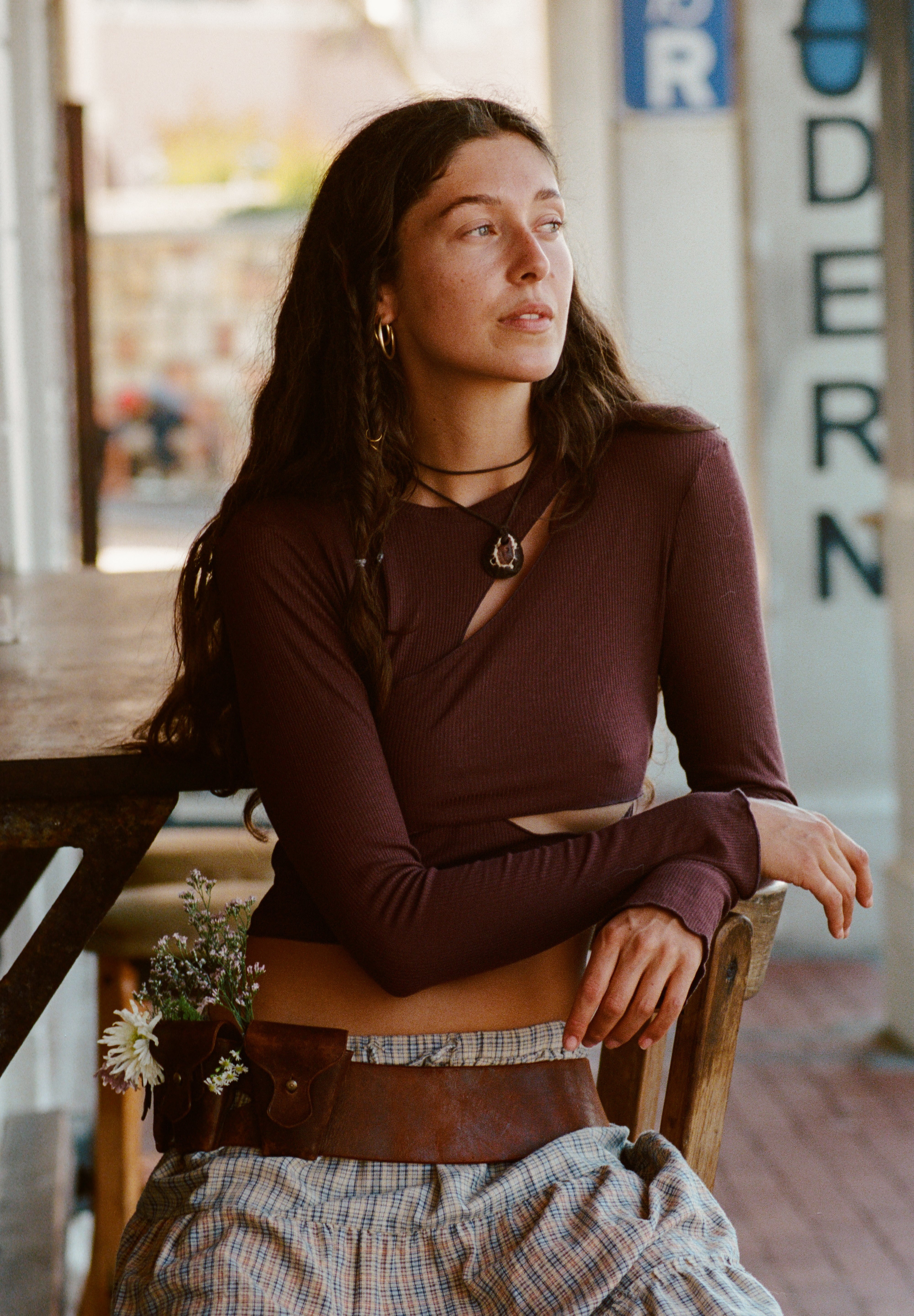 Asymmetric-Cut Longsleeve