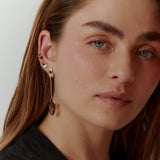 Smoky Quartz Earrings Sul Gold
