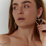 Heart Earrings Danu Silver