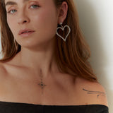 Heart Earrings Danu Silver