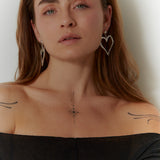Heart Earrings Danu Silver