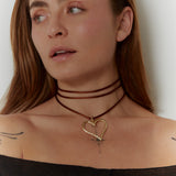 Heart Pendant Aine Gold