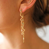 PRE-ORDER Serpent Cascade Earrings