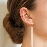 Golden Cascade Earrings