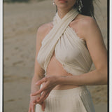 Cream Cotton Scarf Hekate