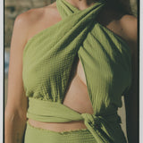 Green Cotton Top Suada