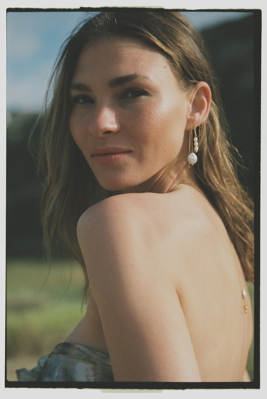 Asymmetric Earrings Ziva Gold